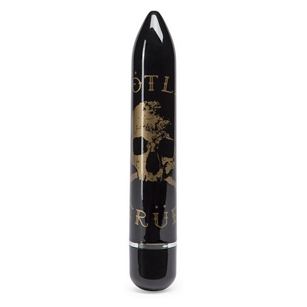 Classic Skull 7 Function Vibrator Svart Motley Crue MC-62453