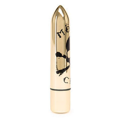 Classic Skull 10 Function Klitorisvibrator Guld Motley Crue MC-62457