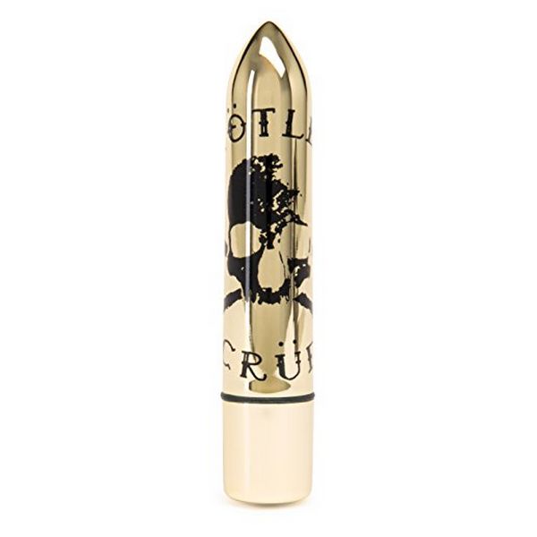 Classic Skull 10 Function Klitorisvibrator Guld Motley Crue MC-62457