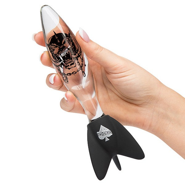Glasdildo Bomber, blank Motorhead 64807