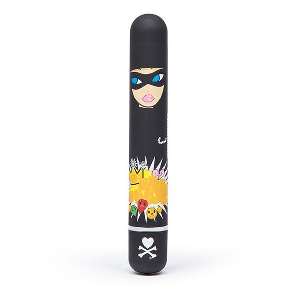 Klassisk vibrator Svart Robber Woman Tokidoki TK-65427
