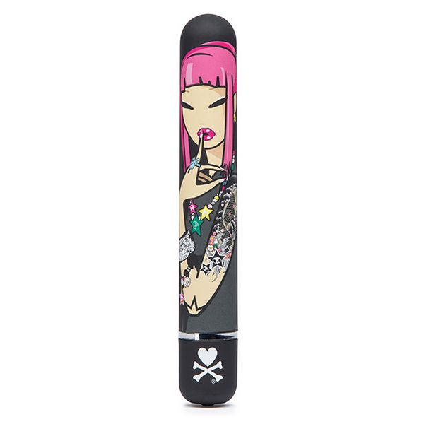 Klassisk vibrator Svart Pink Lipstick Woman Tokidoki TK-65428