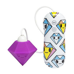 Silikon Purple Diamond Klitorisvibrator Tokidoki TK-65435