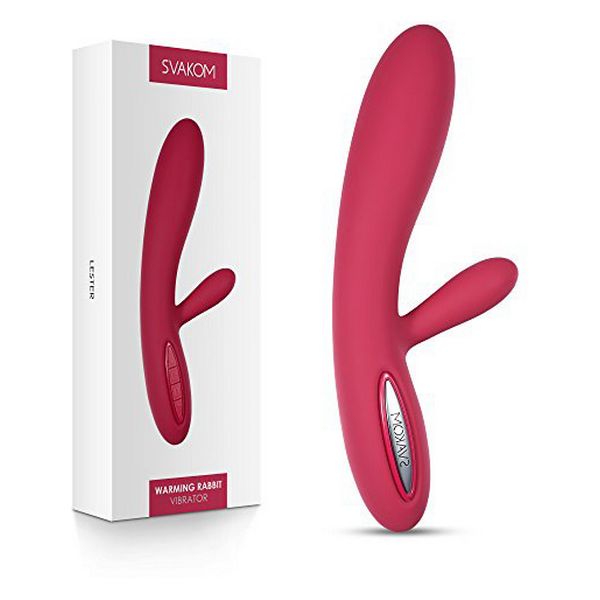Lester Uppvärmande Vibrator Vinröd Svakom NS7021