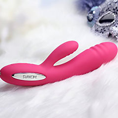 Adonis Rabbitvibrator Plommonröd Svakom NS7147