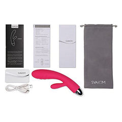 Barbara Ultra-mjuk Vibrator Plommonröd Svakom NS7017