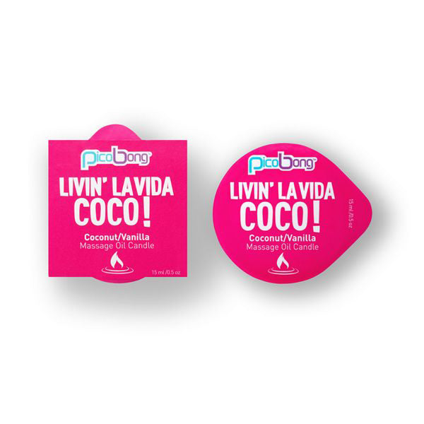 Coconut & Vanilla Massageolja Ljus PicoBong 7038