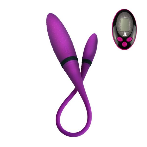 Dubbeländad vibrator 2 Adrien Lastic E24867