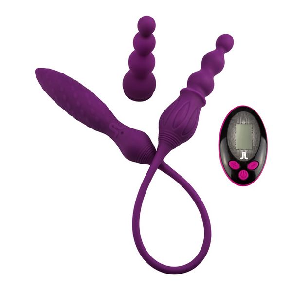 Dubbeländad vibrator 2X Adrien Lastic N9869