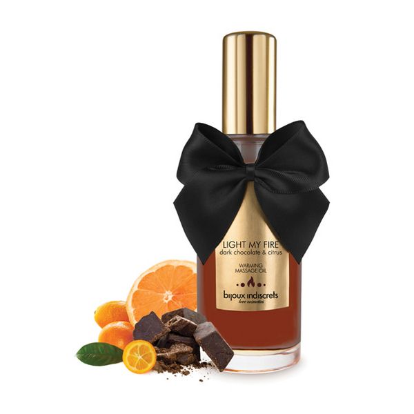 Värmande olja med mörk chokladarom Bijoux Cosmetiques 10447