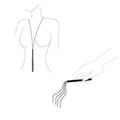 Magnifique Halsband med Piska Silver Bijoux Indiscrets 10959