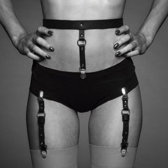 Svart strumpebandshållare Maze Bijoux Indiscrets 11550