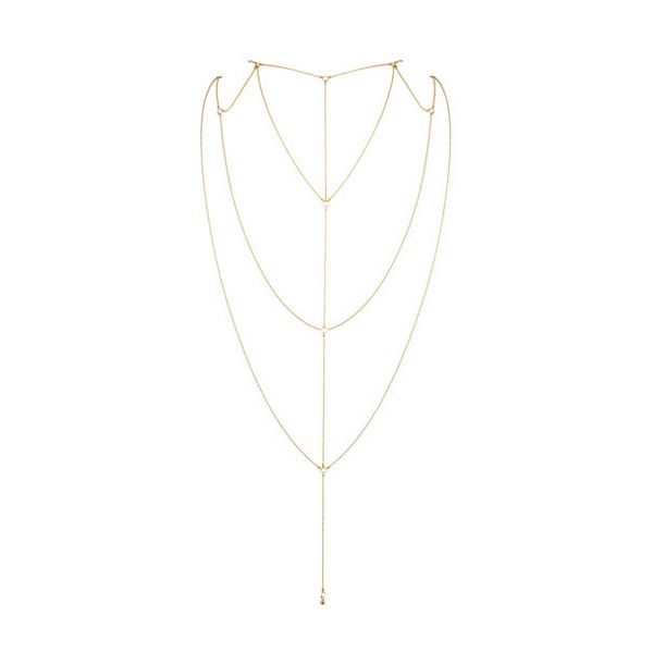 Rygg- & urringningskedja Magnifique i guld Bijoux Indiscrets 11710