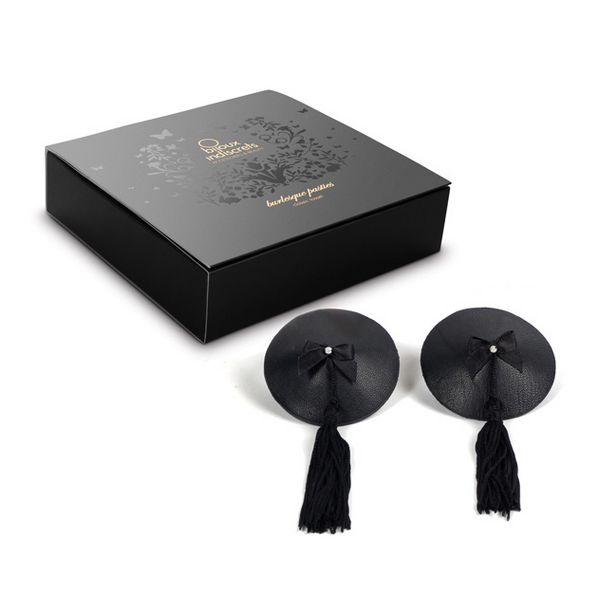 Burlesque Pasties Svart Bijoux Indiscrets BI0039