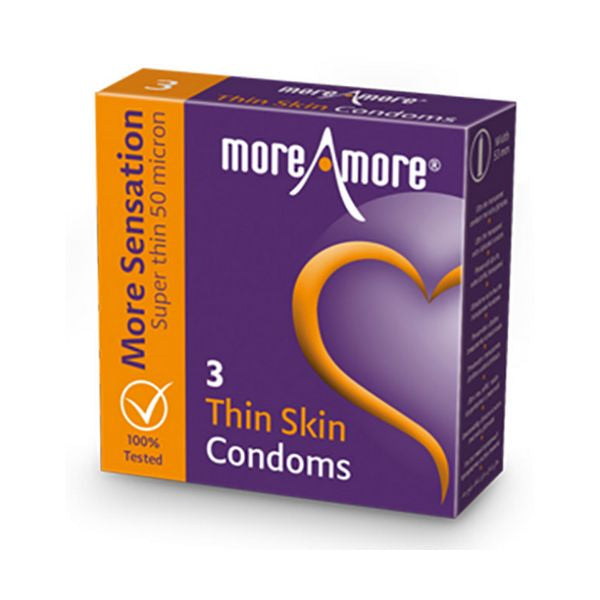 Thin Skin Condoms (3pcs) MoreAmore E22207