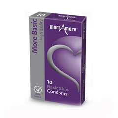 Basic Skin Condoms (10pcs) MoreAmore 43525