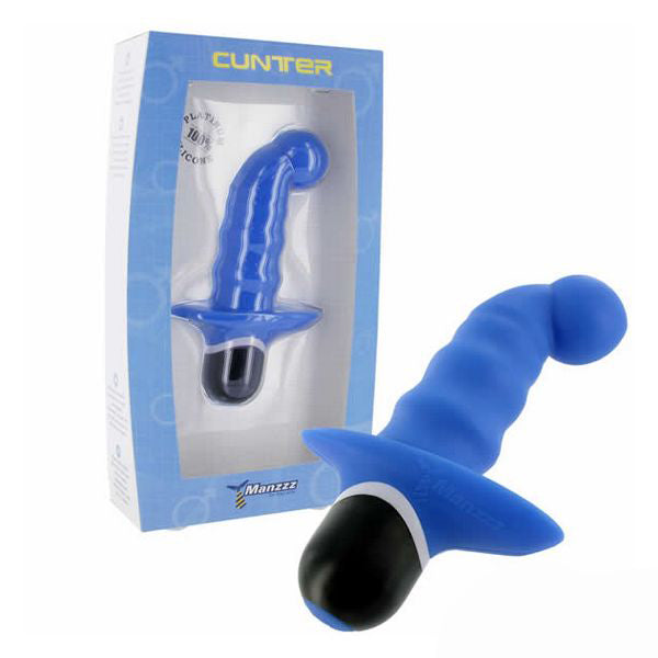 Cunter Anal Vibrator Blå ManzzzToys E21296