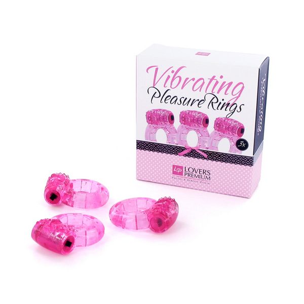 Pleasure Rings Rosa (3 St) LoversPremium E22009
