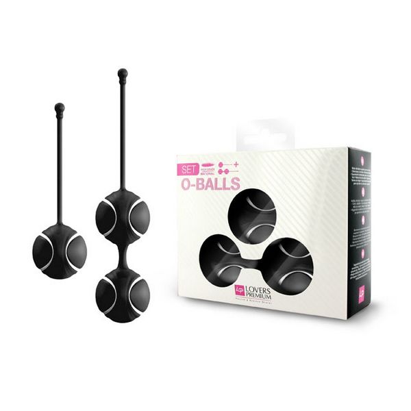 O-Balls Set Svart LoversPremium E22037