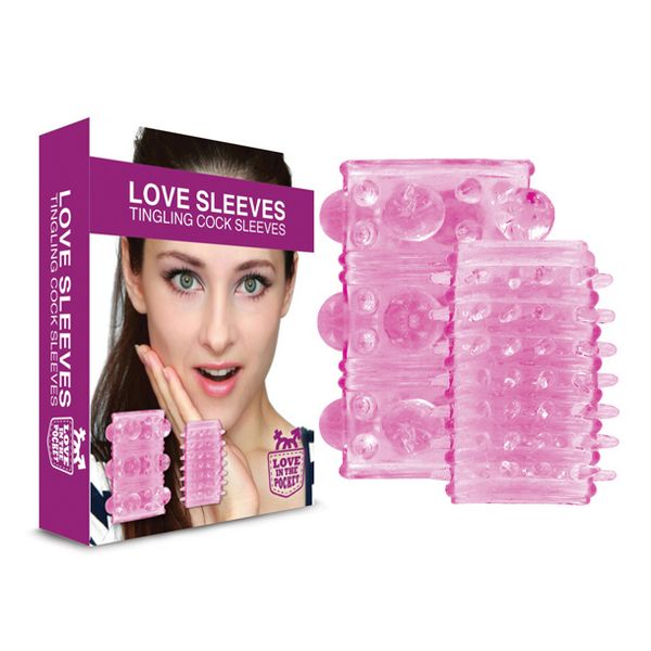Vibrerande penishylsa Love Sleeves Tingling Love in the Pocket E24606