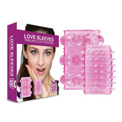 Vibrerande penishylsa Love Sleeves Tingling Love in the Pocket E24606
