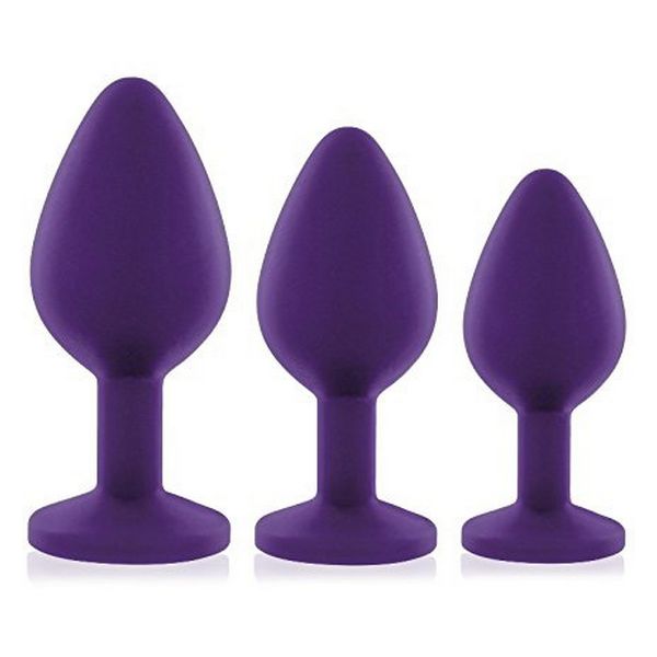 RS - Soaré - Anusproppar, set (3 st. x mörklila) Rianne S 65245