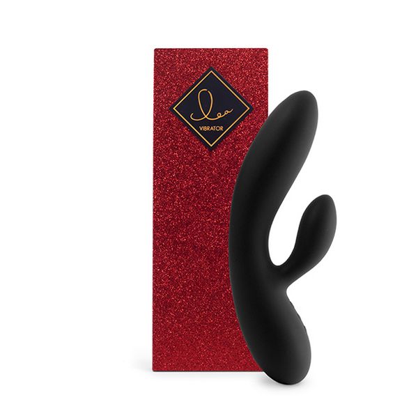 Lea Vibrator Svart (Glitter) FeelzToys 72756