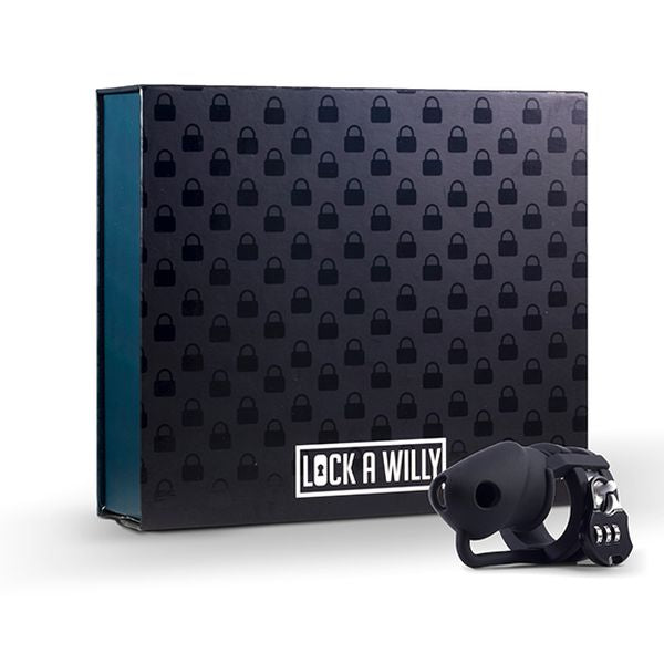 Penisbur i silikon, svart Lock-a-Willy 72800
