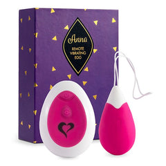Anna Vibrating Egg Remote Deep Pink FeelzToys 72923