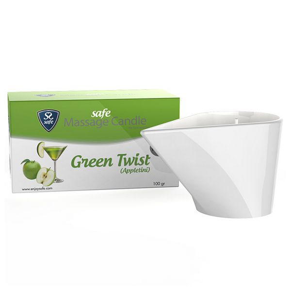 Massageljus Green Twist Appletini Safe 20268