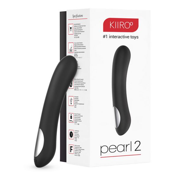 Vibrator Pearl 2 Teledildonic, svart Kiiroo 2216