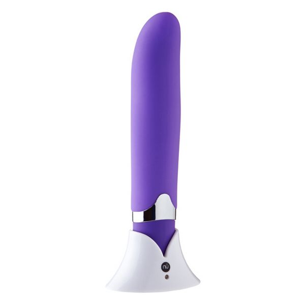 Krökt 20-funktionsvibrator Sensuelle, mörklila NU 1913