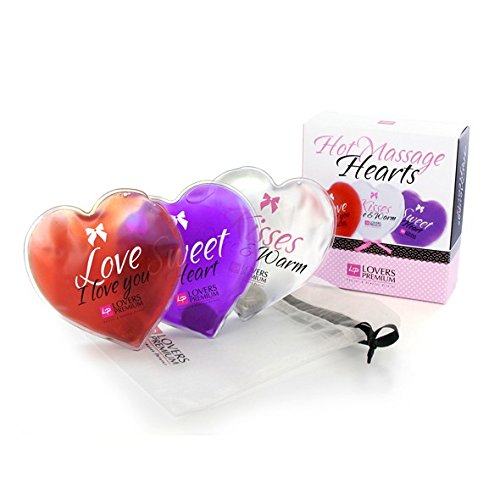 Hot Massage Hearts (3 St) LoversPremium E22007